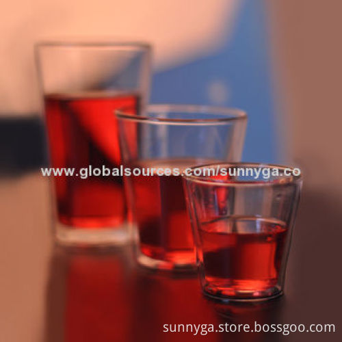 New Arrive Double Wall Glasses with 100mL Capacity, 70mm Height
